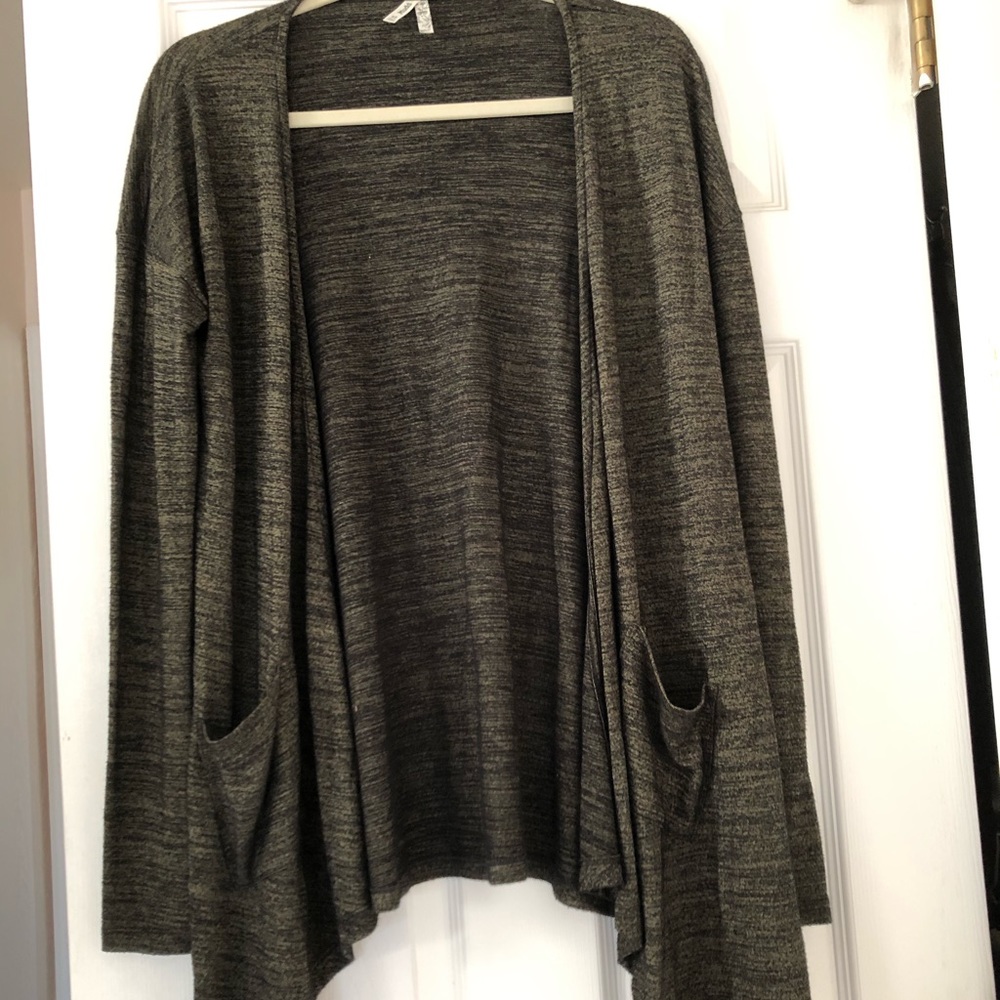 Cozy black and brown wrap
